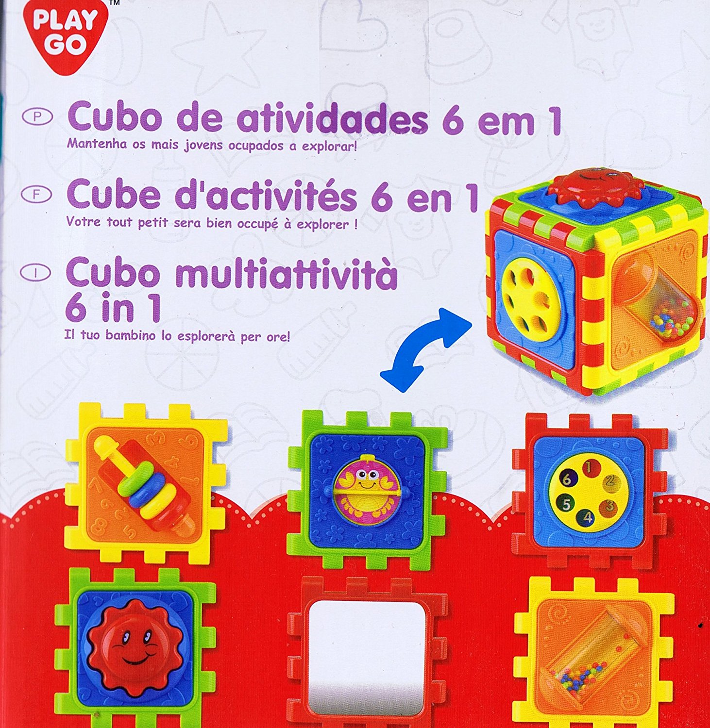 Развивающая игрушка - Куб, 6 в 1 	 